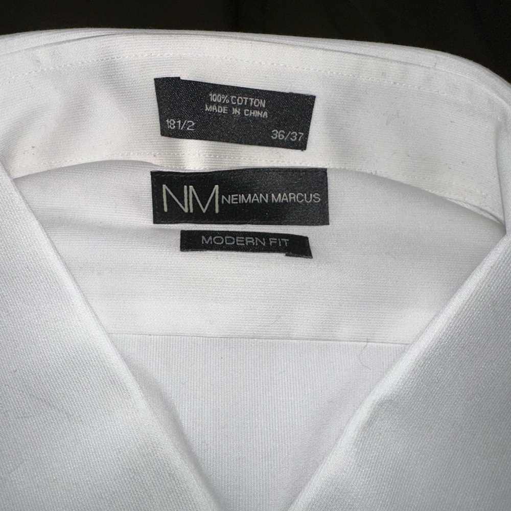 Neiman Marcus Classic White Dress Shirt